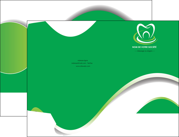 realiser pochette a rabat dentiste dents dentiste dentier MFLUOO30554