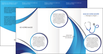impression depliant 4 volets  8 pages  materiel de sante medecin medecine docteur MLIG30568
