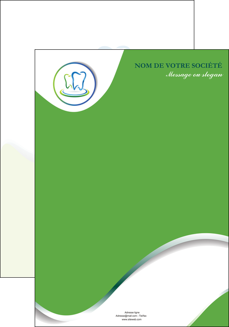 creation graphique en ligne affiche dentiste dents dentiste dentier MFLUOO30642
