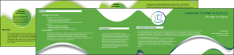 creation graphique en ligne depliant 2 volets  4 pages  dentiste dents dentiste dentier MFLUOO30646