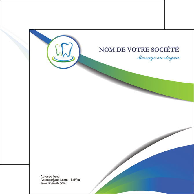 realiser flyers dentiste dents dentiste dentier MIDBE30666