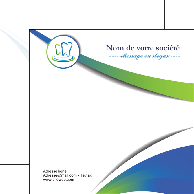 realiser flyers dentiste dents dentiste dentier MIDBE30686