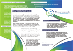 faire depliant 2 volets  4 pages  dentiste dents dentiste dentier MIDBE30688