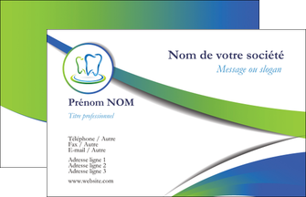 imprimerie carte de visite dentiste dents dentiste dentier MLGI30694