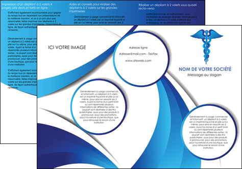 impression depliant 3 volets  6 pages  chirurgien medecin medecine sante MIDBE30720
