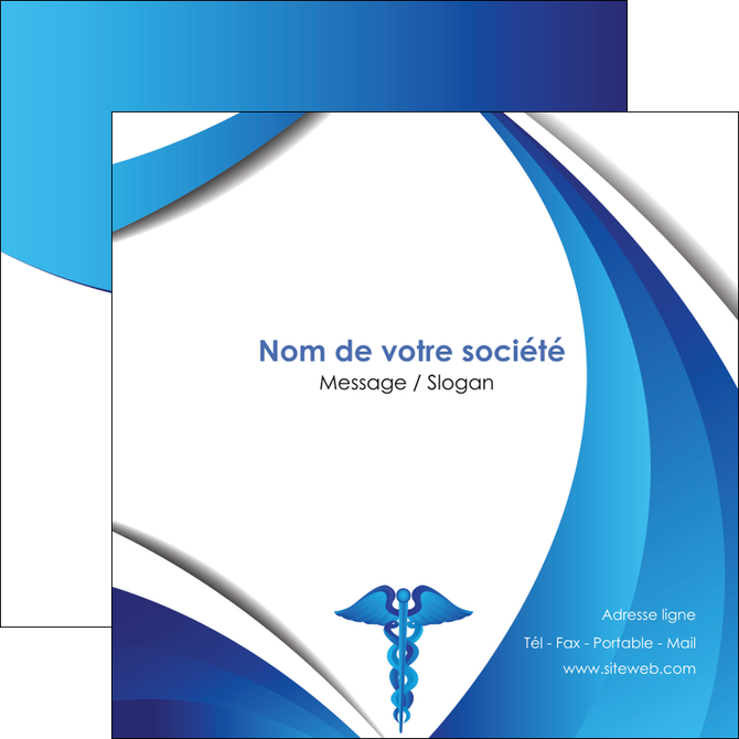 maquette en ligne a personnaliser flyers chirurgien medecin medecine sante MIDBE30726