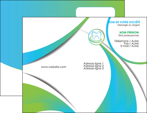 realiser carte de visite dentiste dents dentiste dentier MIDBE30786