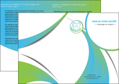 imprimerie depliant 2 volets  4 pages  dentiste dents dentiste dentier MIDBE30794