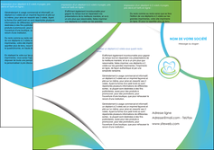 imprimerie depliant 3 volets  6 pages  dentiste dents dentiste dentier MIDBE30802