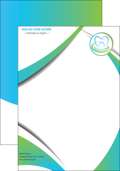 modele en ligne flyers dentiste dents dentiste dentier MIDBE30812