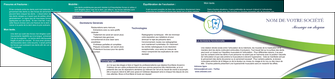 modele en ligne depliant 2 volets  4 pages  dentiste dents dentiste dentier MFLUOO30834