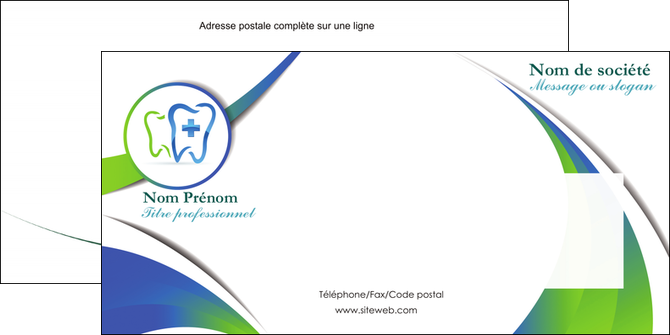 impression enveloppe dentiste dents dentiste dentier MIDBE30878