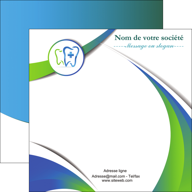 modele en ligne flyers dentiste dents dentiste dentier MIDBE30880
