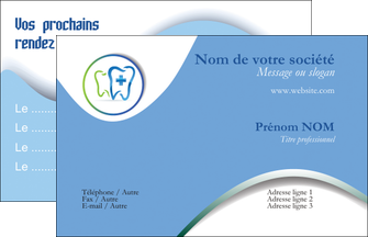 impression carte de visite dentiste dents dentiste dentier MIDBE30886