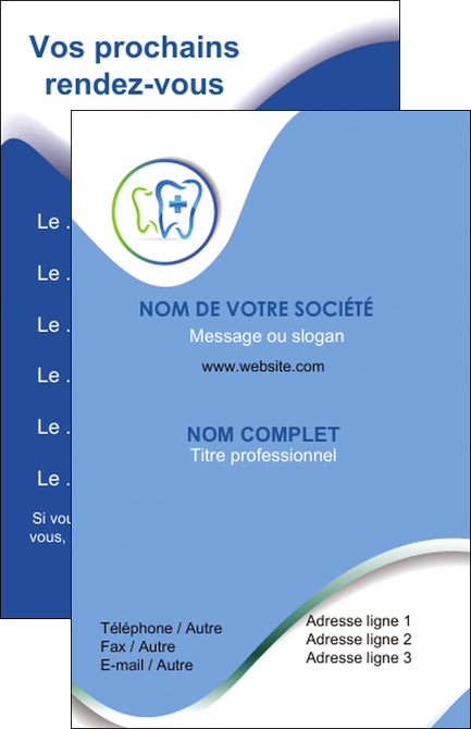 creation graphique en ligne carte de visite dentiste dents dentiste dentier MIDBE30890
