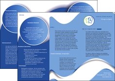 creer modele en ligne depliant 3 volets  6 pages  dentiste dents dentiste dentier MIDBE30892