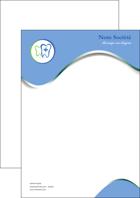 faire tete de lettre dentiste dents dentiste dentier MIDBE30906