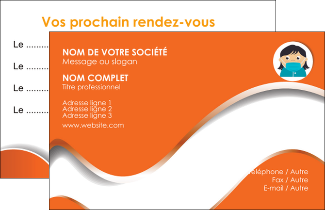 realiser carte de visite infirmier infirmiere infirmiere infirmerie blouse MIDBE30916