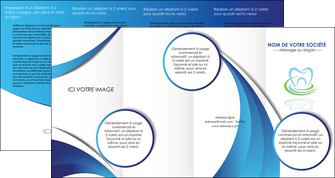 modele depliant 4 volets  8 pages  dentiste dents dentiste dentier MLGI30978