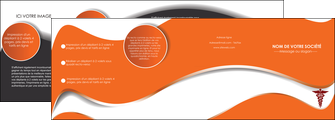 creation graphique en ligne depliant 4 volets  8 pages  chirurgien pharmacie hopital medecin MLIG31068