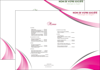 creation graphique en ligne set de table metiers de la cuisine menu restaurant carte MLIG31188