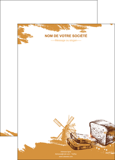 maquette en ligne a personnaliser affiche boulangerie pains boulangerie boulanger MIDLU31302