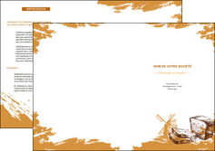 exemple depliant 2 volets  4 pages  boulangerie pains boulangerie boulanger MIDLU31330