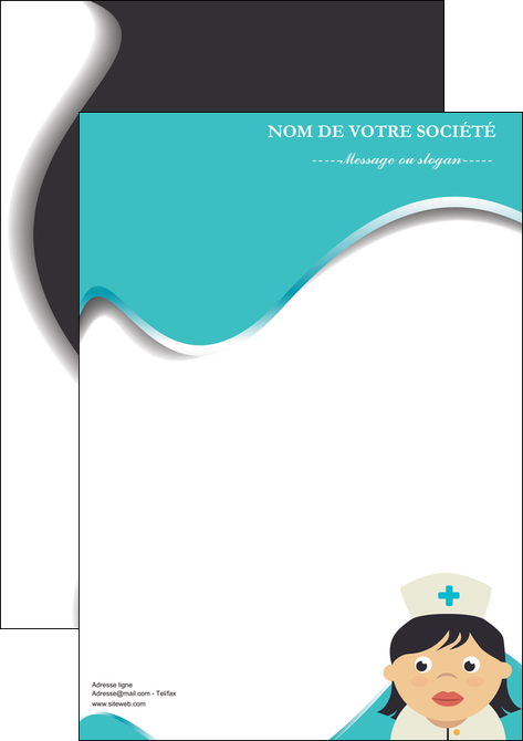 cree flyers infirmier infirmiere infirmiere infirmerie blouse MIDBE31342