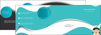 creation graphique en ligne depliant 4 volets  8 pages  infirmier infirmiere infirmiere infirmerie blouse MIDBE31368