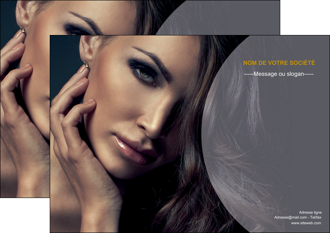 creation graphique en ligne affiche cosmetique beaute bien etre coiffure MIFCH31380