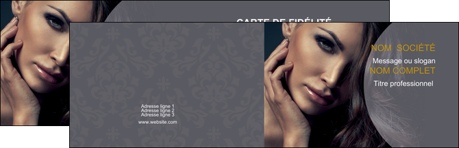 realiser carte de visite cosmetique beaute bien etre coiffure MIFCH31398
