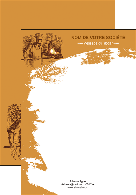 faire affiche boulangerie pains boulangerie boulanger MID31430