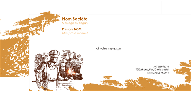 creation graphique en ligne carte de correspondance boulangerie pains boulangerie boulanger MID31446