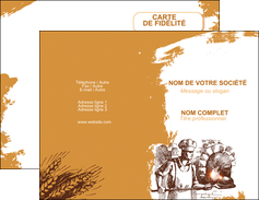 imprimer carte de visite boulangerie pains boulangerie boulanger MID31456