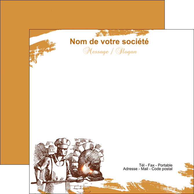 creation graphique en ligne flyers boulangerie pains boulangerie boulanger MID31458