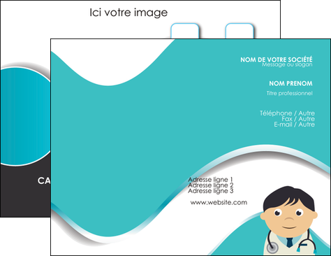 realiser carte de visite chirurgien docteur soin soin medical MIDBE31474