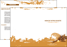 faire modele a imprimer depliant 2 volets  4 pages  boulangerie pains boulangerie boulanger MLIG31540