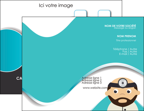 faire modele a imprimer carte de visite materiel de sante docteur medecin soins medicales MIDBE31576