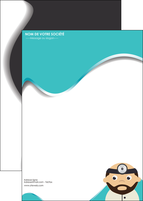 creation graphique en ligne affiche materiel de sante docteur medecin soins medicales MIDBE31588