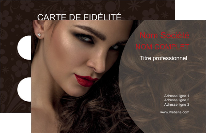 realiser carte de visite centre esthetique  beaute bien etre coiffure MFLUOO31670