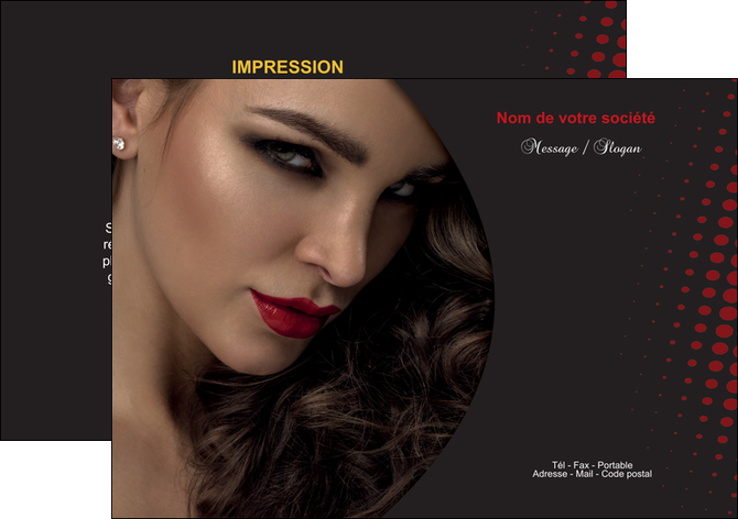 faire flyers centre esthetique  coiffeur a domicile salon de coiffure salon de beaute MFLUOO31758