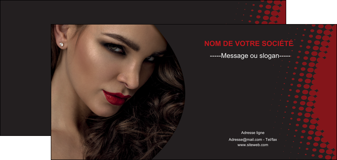 modele flyers centre esthetique  coiffeur a domicile salon de coiffure salon de beaute MFLUOO31764