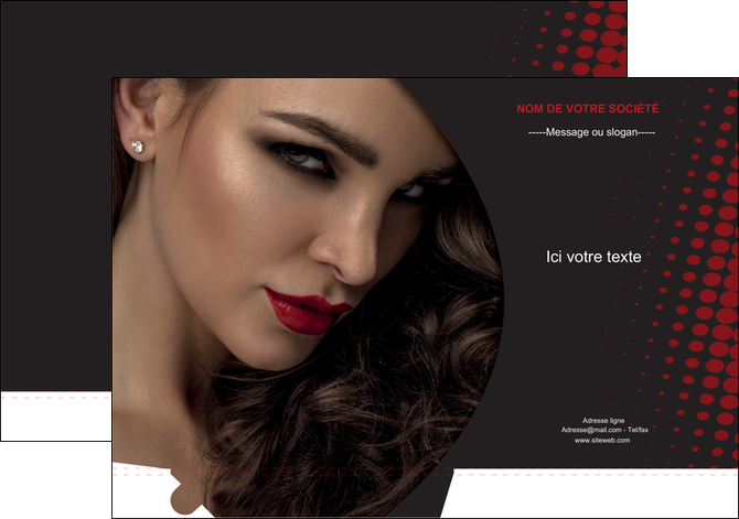 faire modele a imprimer pochette a rabat centre esthetique  coiffeur a domicile salon de coiffure salon de beaute MFLUOO31772