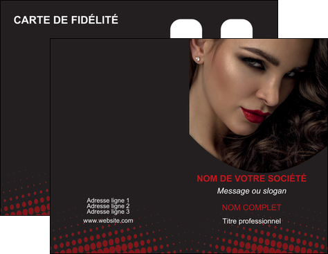 personnaliser maquette carte de visite centre esthetique  coiffeur a domicile salon de coiffure salon de beaute MFLUOO31776