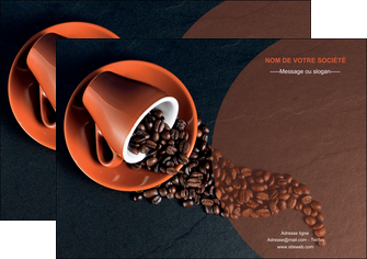 exemple affiche bar et cafe et pub tasse a cafe cafe graines de cafe MIFCH31840