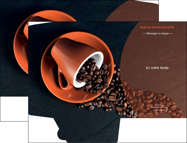 modele pochette a rabat bar et cafe et pub tasse a cafe cafe graines de cafe MIFCH31850