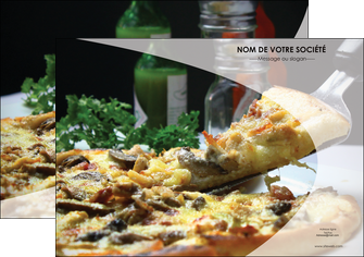 maquette en ligne a personnaliser affiche pizzeria et restaurant italien pizza pizzeria restaurant italien MFLUOO31868