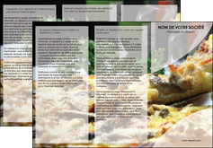 impression depliant 3 volets  6 pages  pizzeria et restaurant italien pizza pizzeria restaurant italien MFLUOO31870