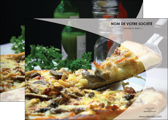 personnaliser maquette affiche pizzeria et restaurant italien pizza pizzeria restaurant italien MFLUOO31872