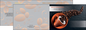 faire modele a imprimer depliant 2 volets  4 pages  bar et cafe et pub cafe bar torrefacteur MLGI31984